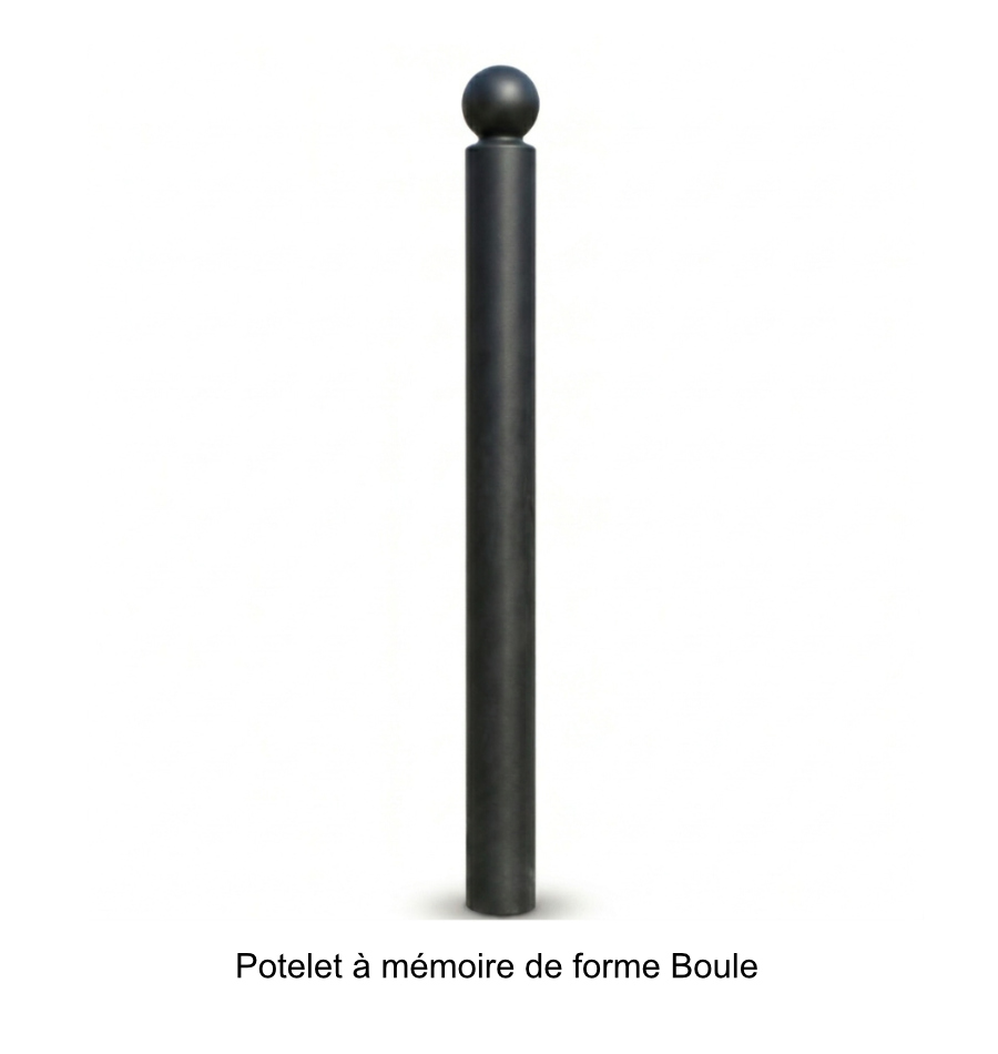 Potelet à mémoire de forme Boule